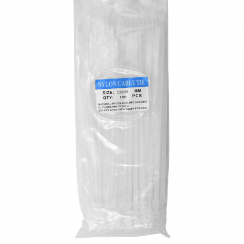 Nylon Cable Tie 5x150mm 6" - White (Pack of 100's)