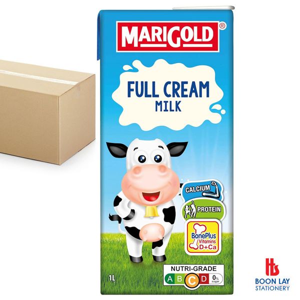 MARIGOLD UHT Full Cream Milk - 1L x 12's