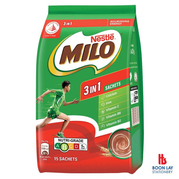 MILO 3in1 Instant Chocolate Drink - Regular (FREE)