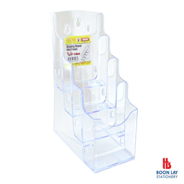 ALFAX Acrylic Display Stand 4-Tier ⅓A4 (KD993)