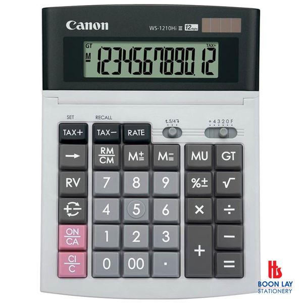 CANON IT-Touch Key Calculator - 12 Digits (WS-1210Hi)