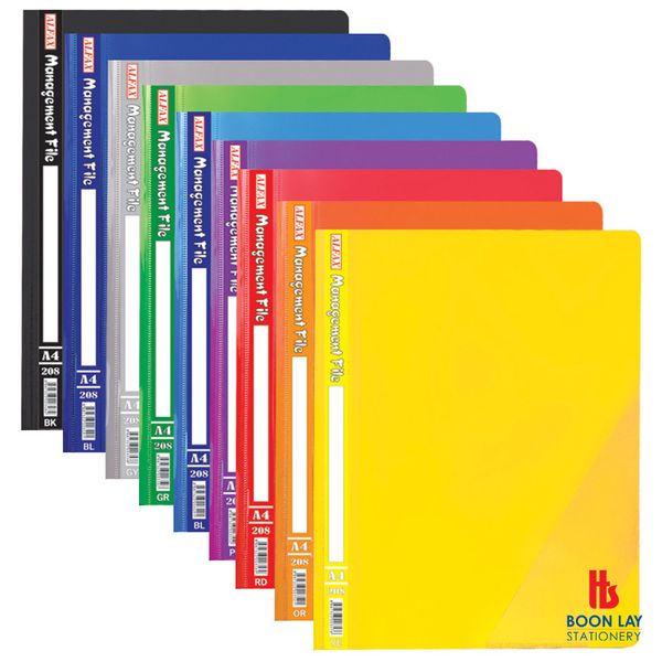ALFAX PP Management File A4 - Pack of 12's (208)