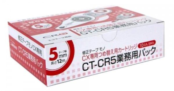TOMBOW Mono Correction Tape Refill 5mm  - Box Of 10's (CTCR5)