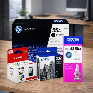 Ink and Toner Cartridges HP Canon Epson Brother 