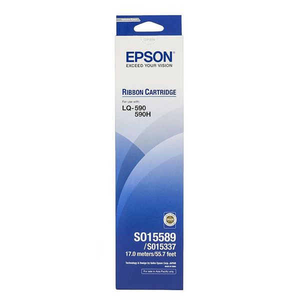 EPSON Ribbon Cartridge S015589/S015337 (LQ590)