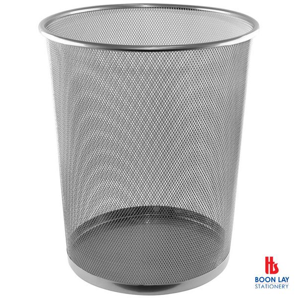 ALFAX Round Mesh Waste Bin - Silver (LD01-159)