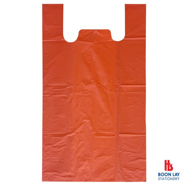 Plastic Carrier Bag XL - Red