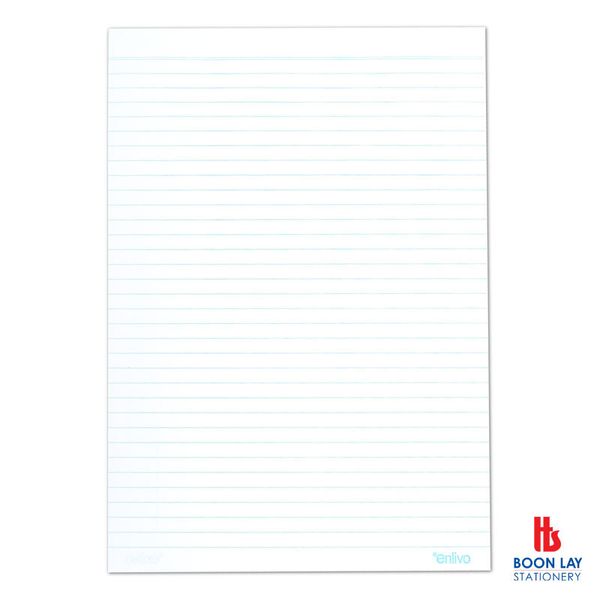 ENLIVO Ruled Pad w/o Hole 100pgs A4 (PD0173534)