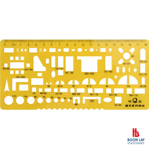 Furniture Template 180x90mm (KJ008)