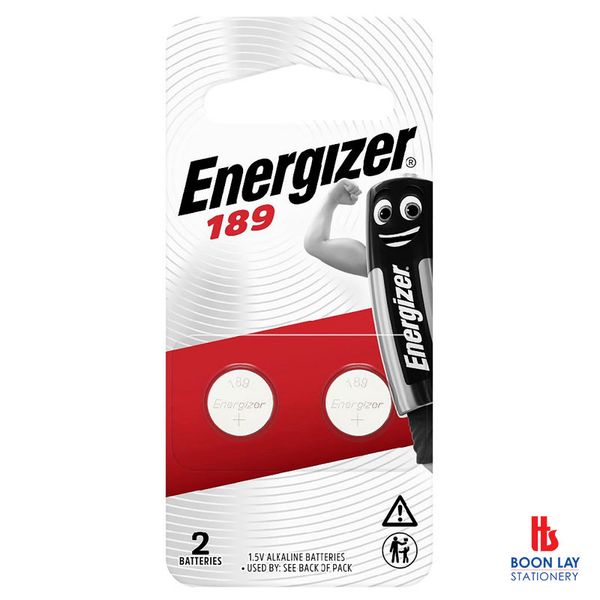 ENERGIZER Button Cell Battery 1.5V - Pack of 2's (LR154/189)