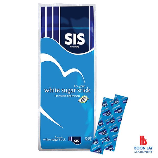 SIS White Sugar Sticks - 4g x 100's