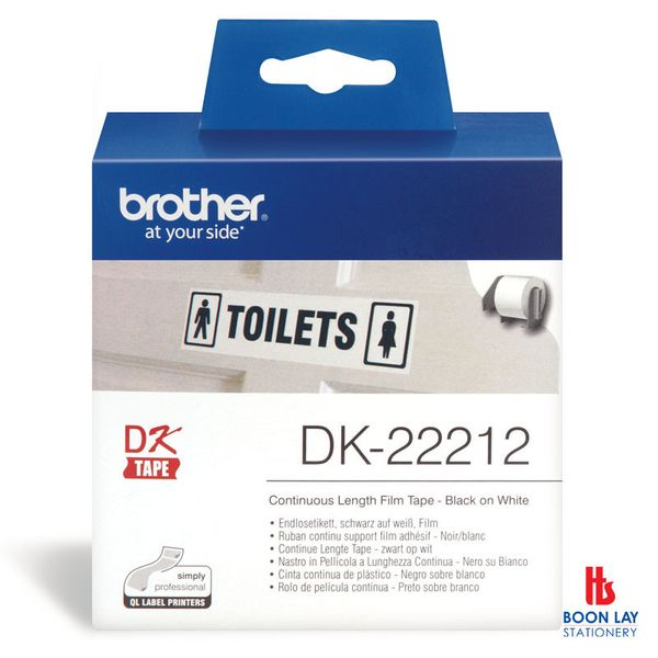 BROTHER Continuous Tape - 62mm x 15.24m (DK22212)