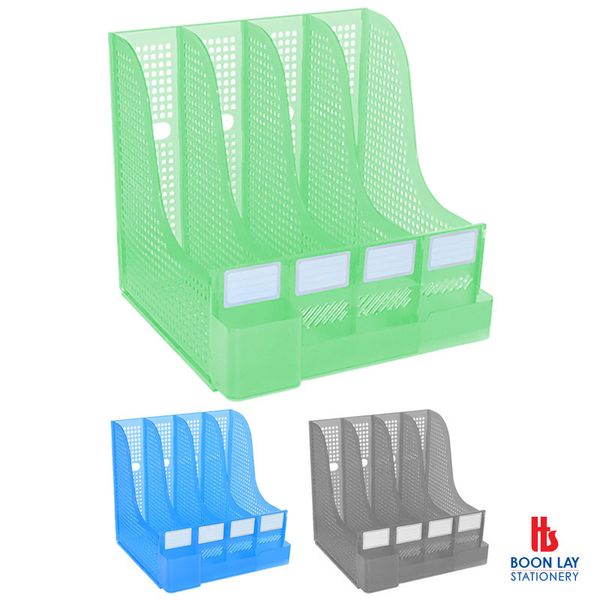 4-Section Magazine Holder with Pen Holder (ZS294A)