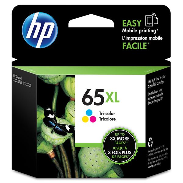 HP Ink Cartridge N9K03AA - TriColour (65XL)