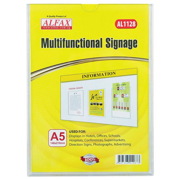 ALFAX Acrylic Multifunctional Signages A5 (AL1128)