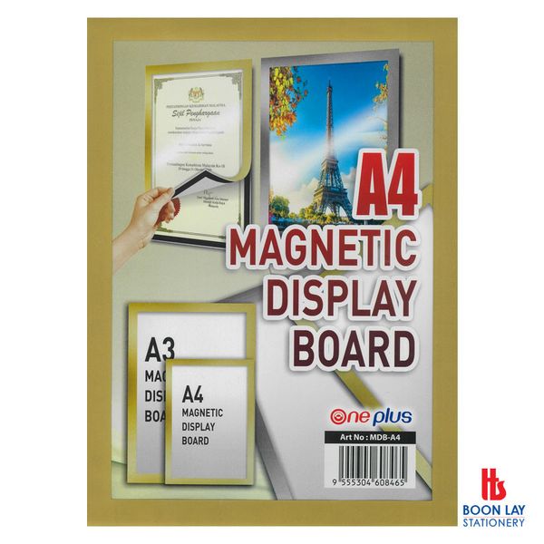 Oneplus Magnetic Display Board A4 - Gold (MDBA4)