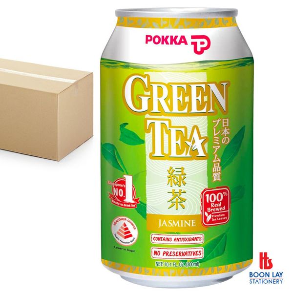 Can of Pokka jasmine green tea