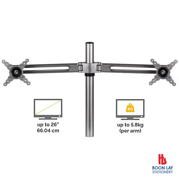 FELLOWES Lotus Dual Monitor Arm (8042901)