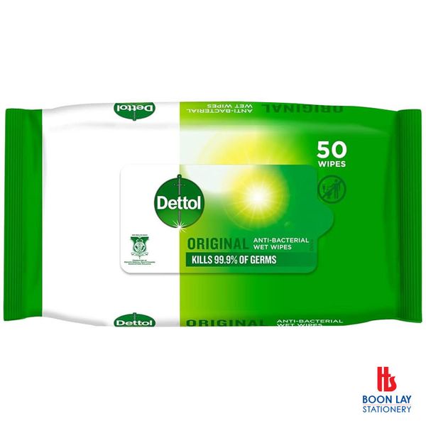 DETTOL Anti-Bacterial Wet Wipes 50shts