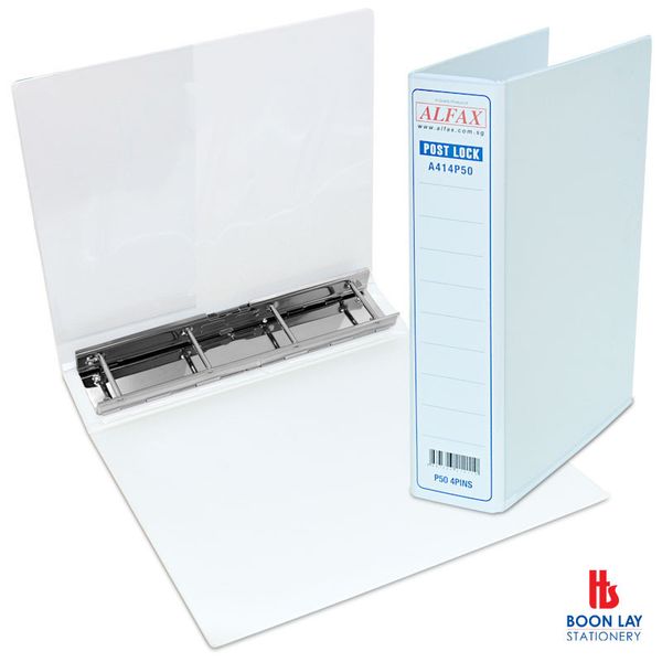 ALFAX Post Lock 4Pins 50mm A4 - White (P414P50)