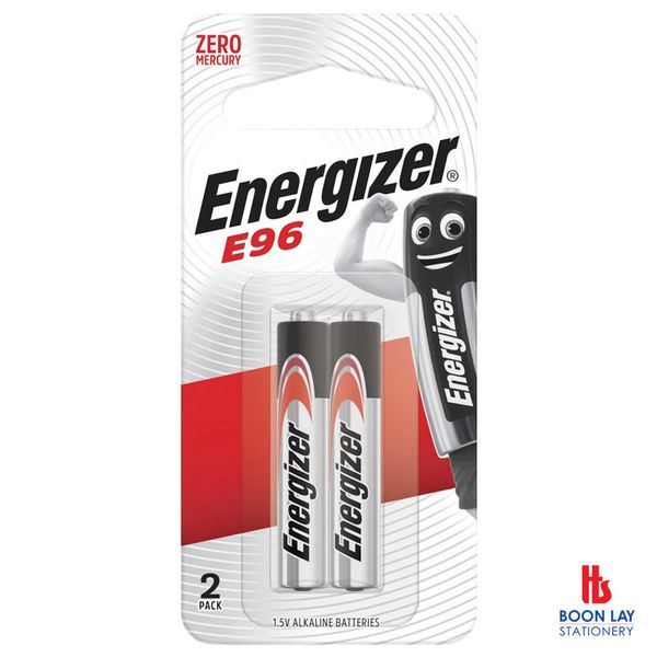 ENERGIZER Alkaline Battery 1.5V AAAA - Pack of 2's (E96)