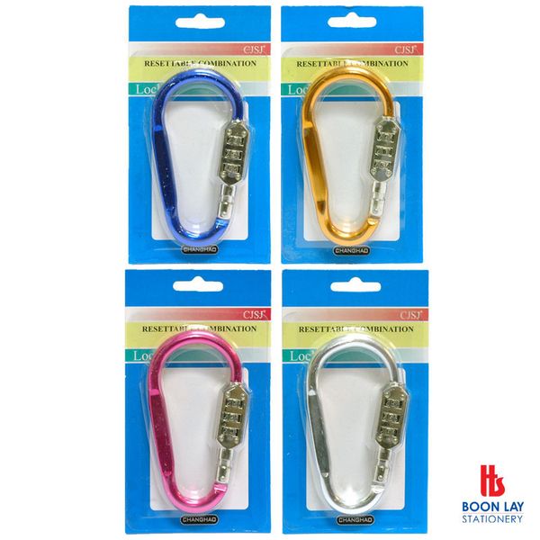 Carabiner Hook Number Lock (CR22B)