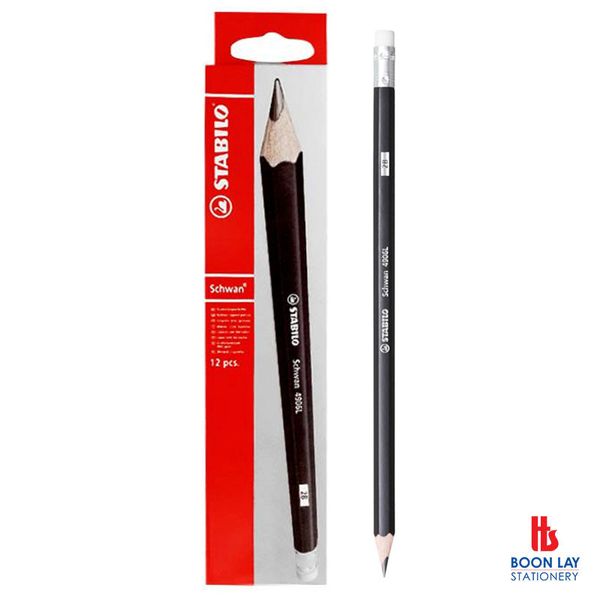 STABILO Swano Black Lead 2B Pencil - Box of 12's (4906L)
