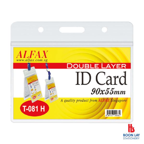ALFAX Multi-Function 2 Pockets ID Card 90x55mm - Pack of 10's (T081H)