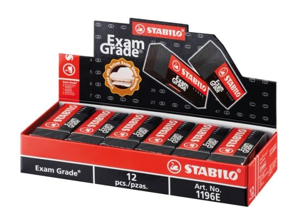 STABILO Exam Grade Eraser Large - Box of 12's (1196E)