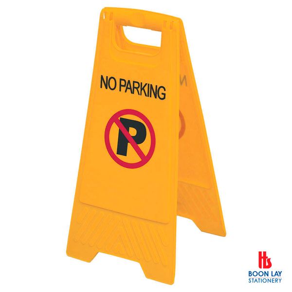 Floor Sign "No Parking" - Orange (AF03057)