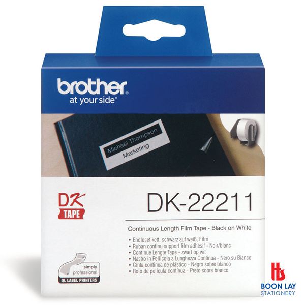 BROTHER Continuous Tape - 29mmx15.24m (DK22211)