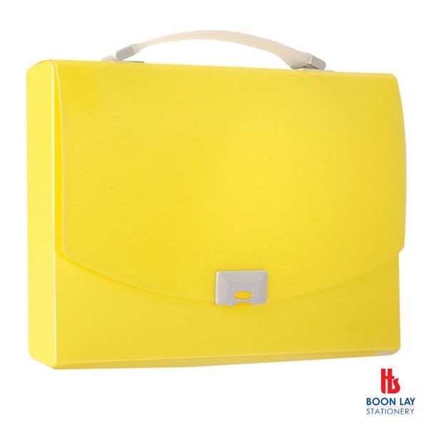 ALFAX Plastic Briefcase Trasverse A4 - Yellow (1251)