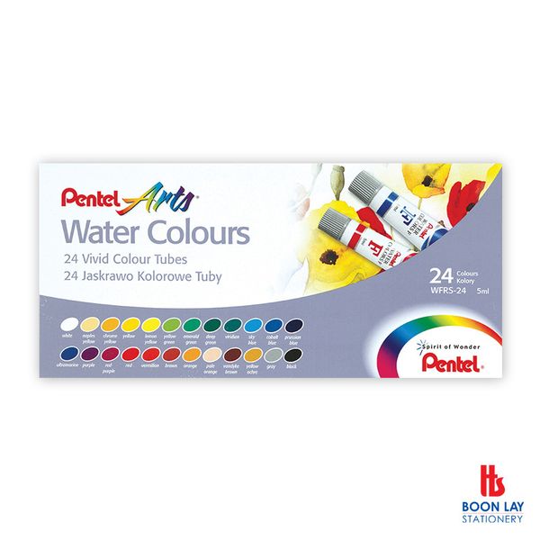 PENTEL Water Colour - 24 Colours (WFRS-24)