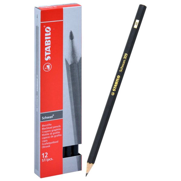 STABILO Graphite 2B Pencils - Box of 12's (309)
