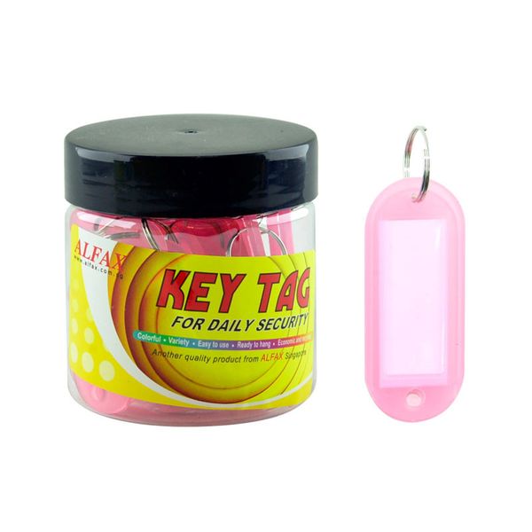 ALFAX Key Tag 60x25mm - Box of 20's (KT323)