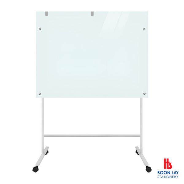 ARTEX Roller Stand Glass Whiteboard - 90x120cm (BBGO9012)
