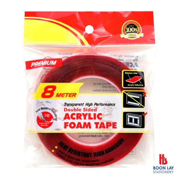 Double Sided Acrylic Foam Tape 22mmx8m (AF228)