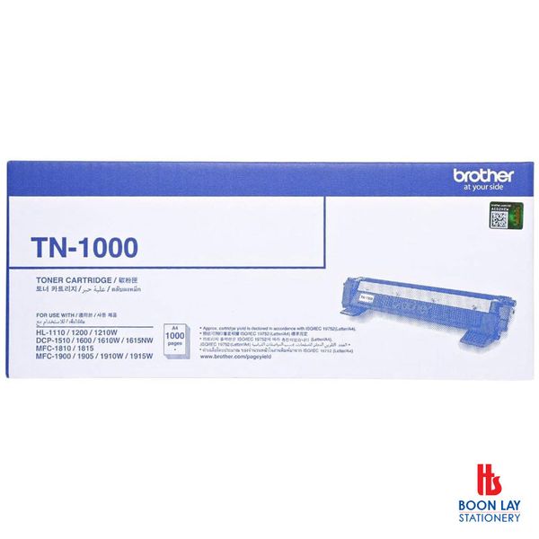 BROTHER Toner Cartridge - Black (TN-1000)