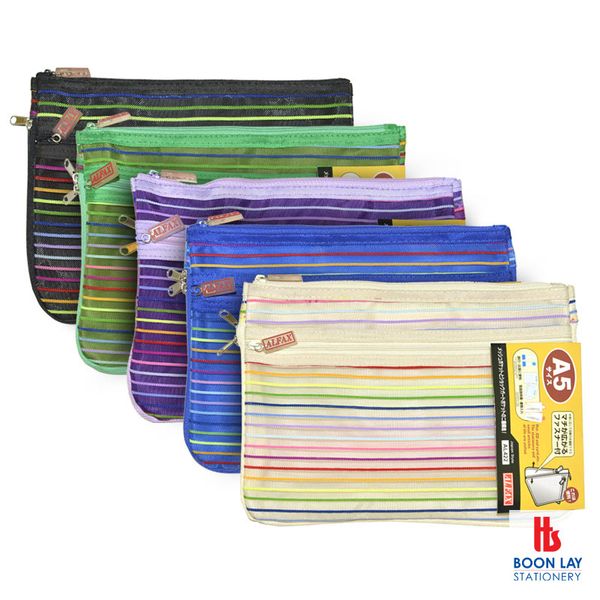 ALFAX Double Zip Mesh Bag A5 (AL422)