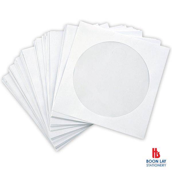 White CD Paper Envelope - Pack of 100's