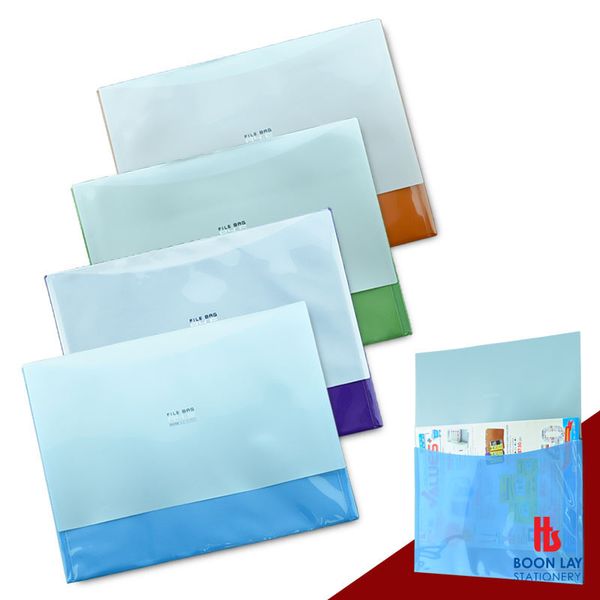 Plastic File Folder File ¾ Cover A4 (A1823)