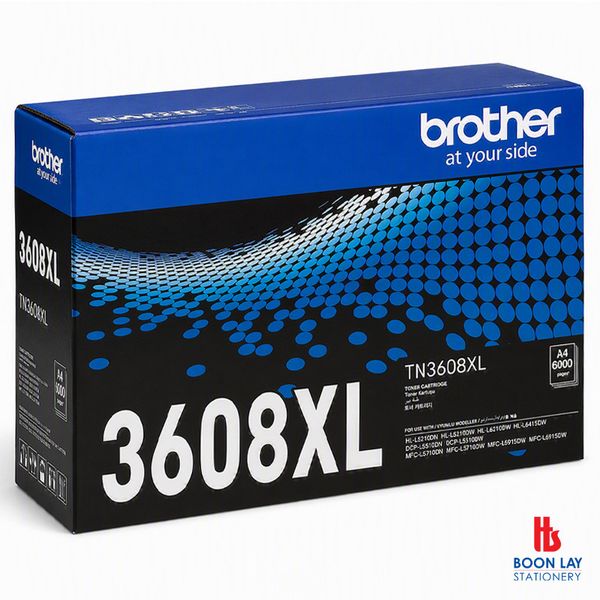 BROTHER Toner Cartridge - Black (TN-3608XL)