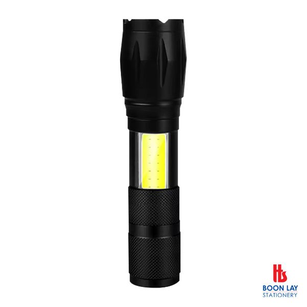 USB Rechargeable XPE COB LED Torchlight (525)