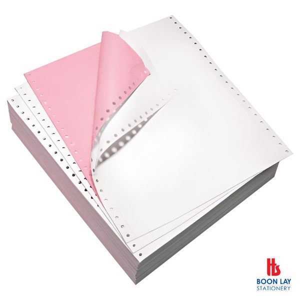 Computer Form NCR 2ply 9.5"x11" White/Pink - Box of 800's