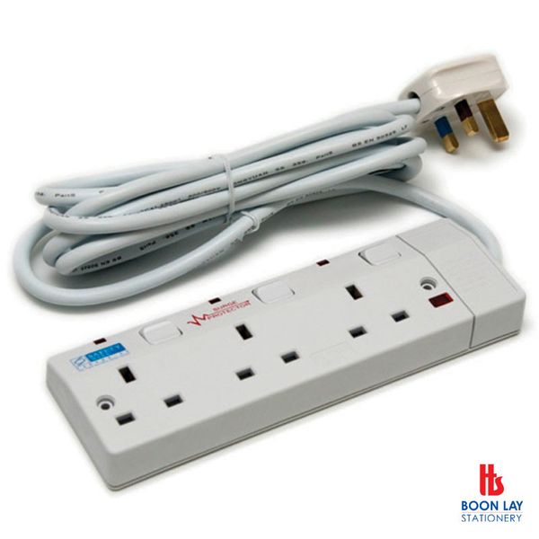 FYM 3-Way Extension Socket 6m (933V)