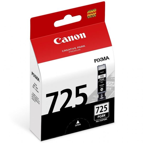 Canon Ink,Canon Cartridge,Canon Ink Cartridge,PGI725,PGI-725,PGI725PGBK,PGI-725PGBK,iP4870, iP4970, iX6560, MG5170, MG5270, MG5370, MG6170, MG6270, MG8170, MG8270, MX886, MX897