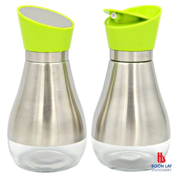 Glass Condiments Container 2x400ml (NC8953)