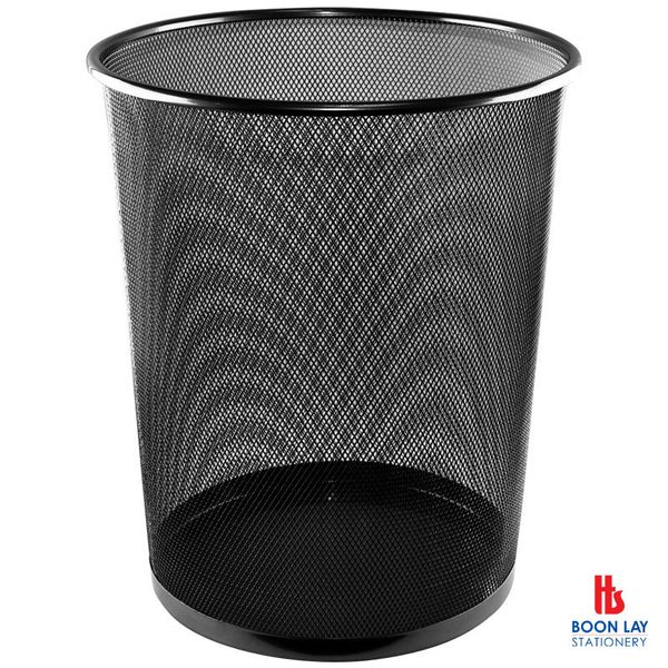 ALFAX Round Mesh Waste Bin - Black (LD01-158)