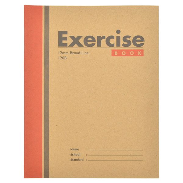 ESPP Exercise Book 12mm Broad Line 120B/80P F5 - Pack of 10's