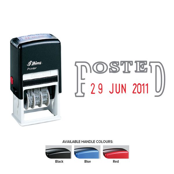 SHINY Self-Inking Date Stamp with POSTED (S406UK)